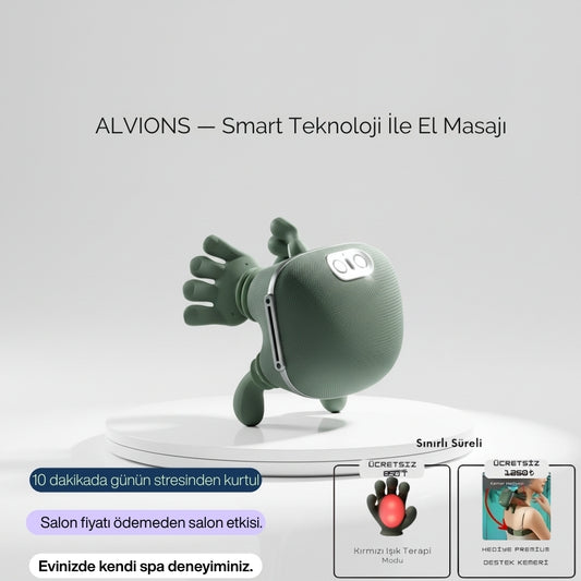 ALVIONS Biyonik Parmaklı Premium Masaj Aleti