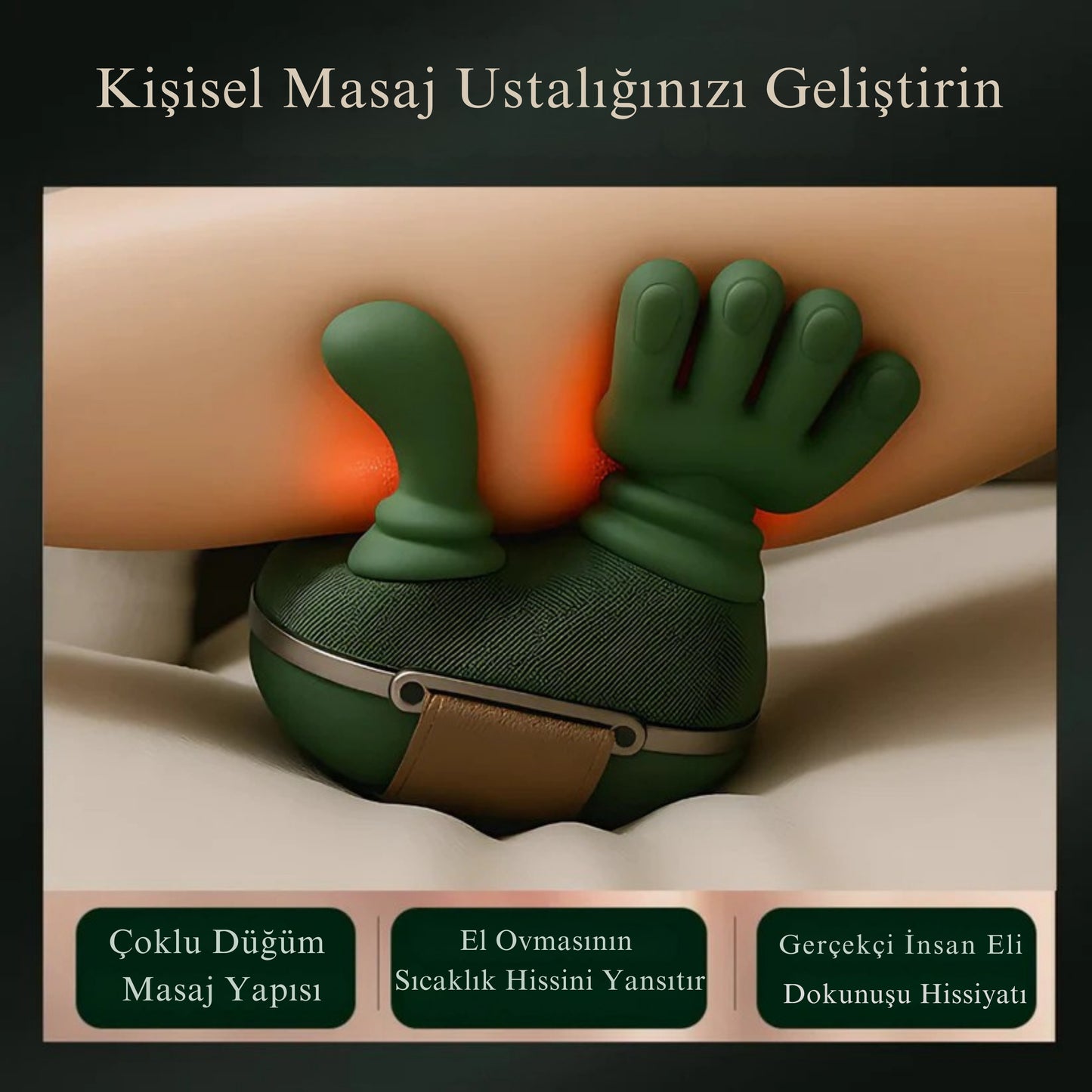 ALVIONS Biyonik Parmaklı Premium Masaj Aleti